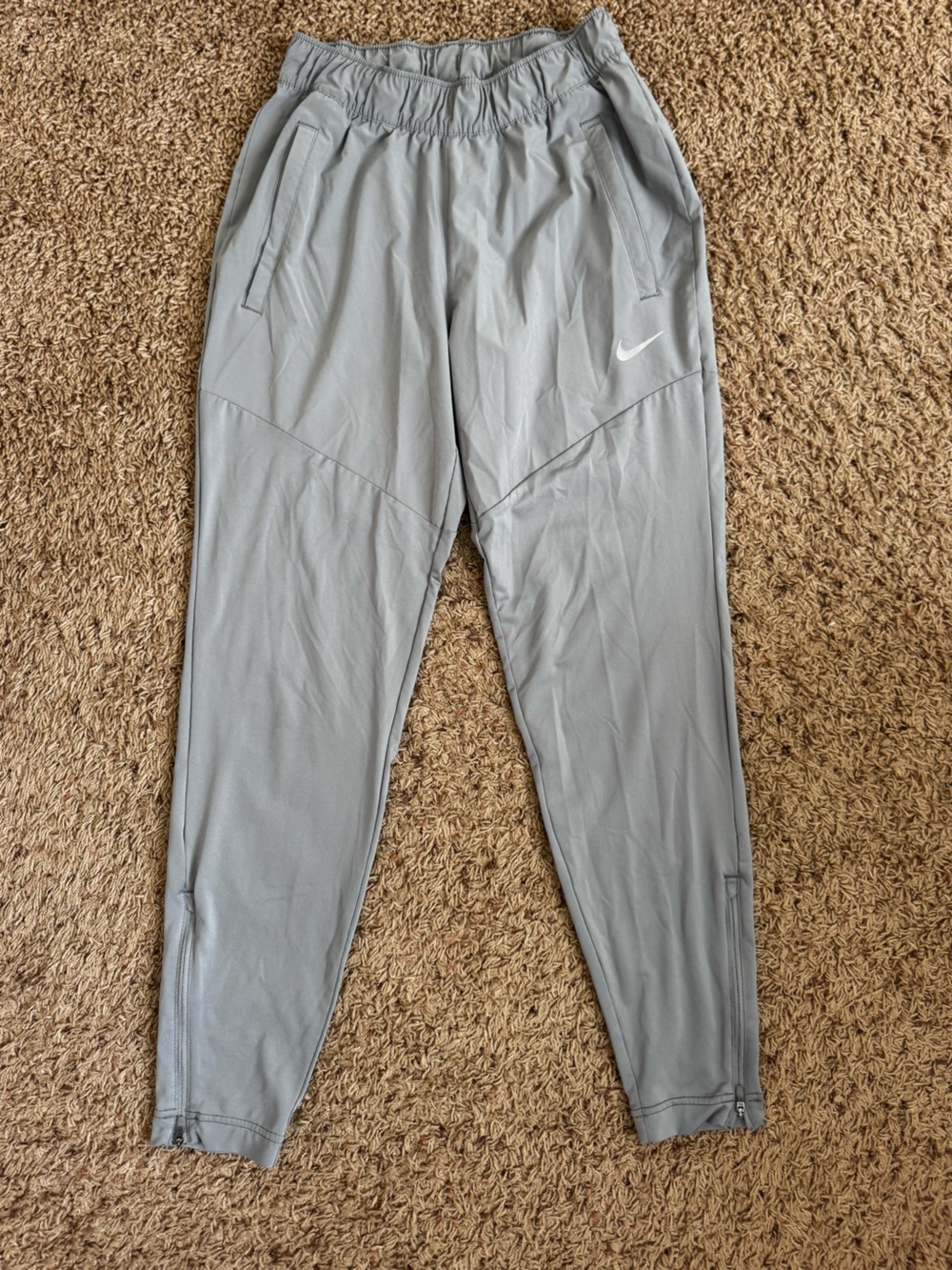 Nike Light Gray Joggers size small